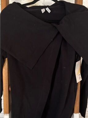 Zella Black Long-Sleeve Pullover Top